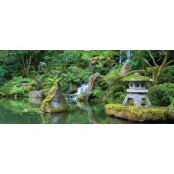 Tuinschilderij Japanse tuin...