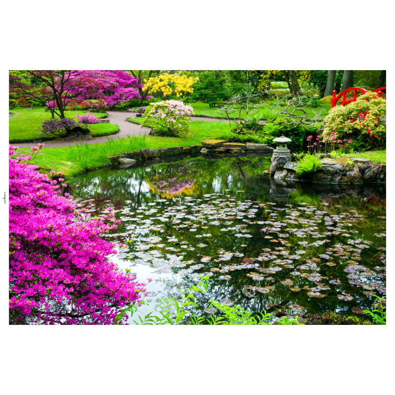 Tuindoek Japanse tuin 210x140cm