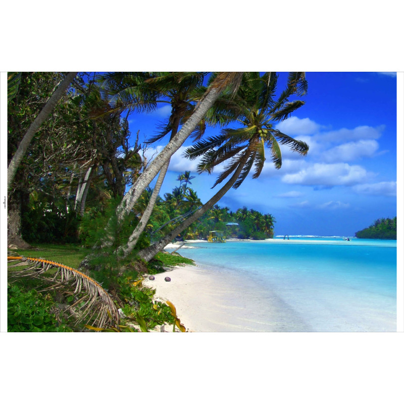 Tuindoek Blue Lagoon 210x140cm