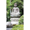 Tuinschilderij Boedha zittend 70x130cm