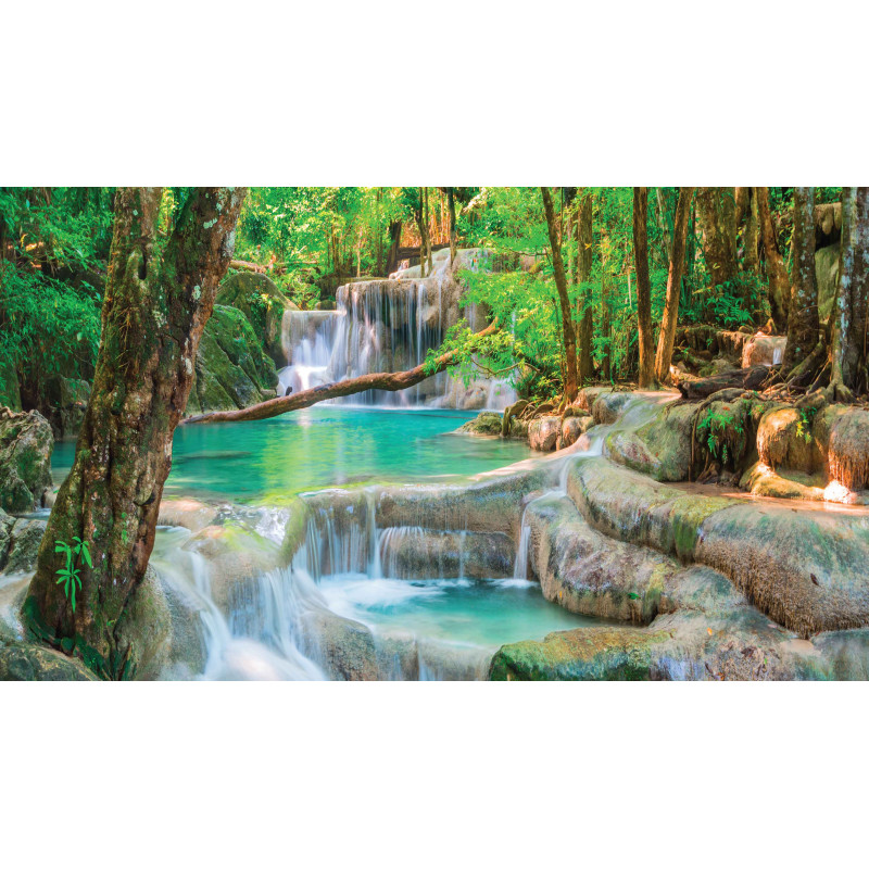 Tuinschilderij Riviertje 130x70cm