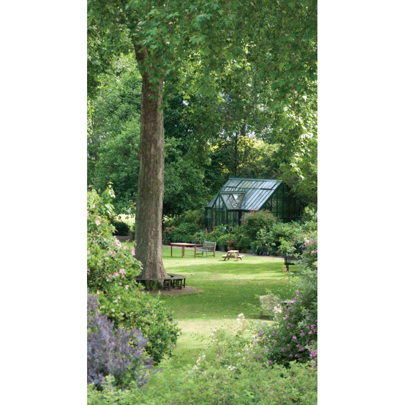 Tuinschilderij Park kas 70x130cm